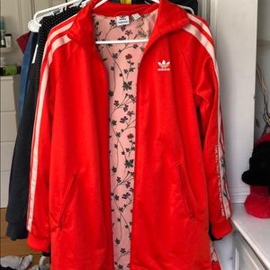 Adidas - Long orange jacket